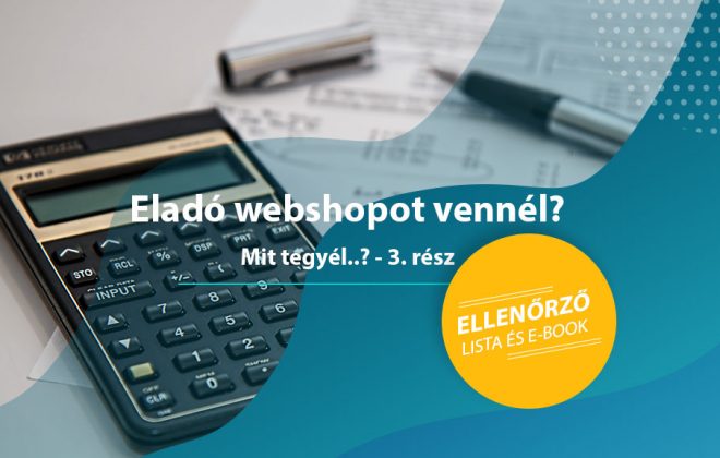Eladó webshop számítások elvégzése