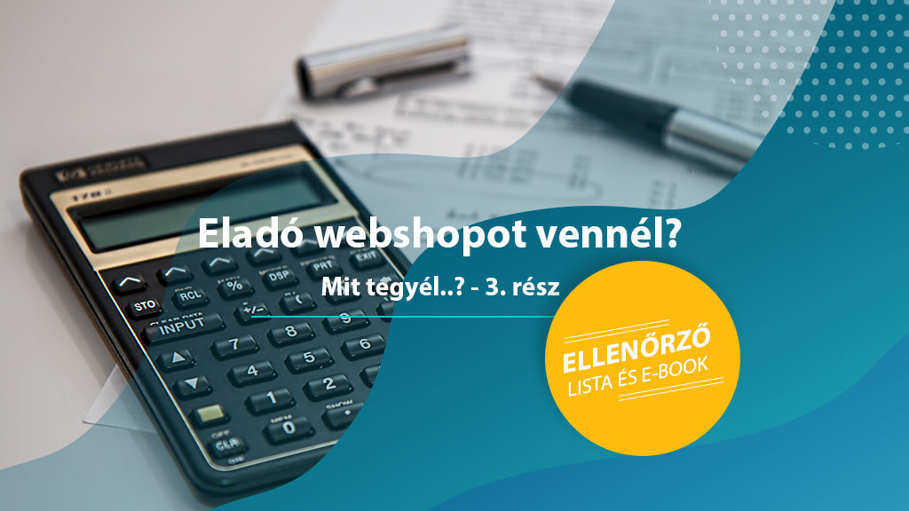 Eladó webshop számítások elvégzése